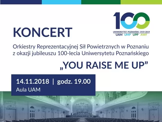 Koncert z okazji Święta Niepodległości pod patronatem UAM 